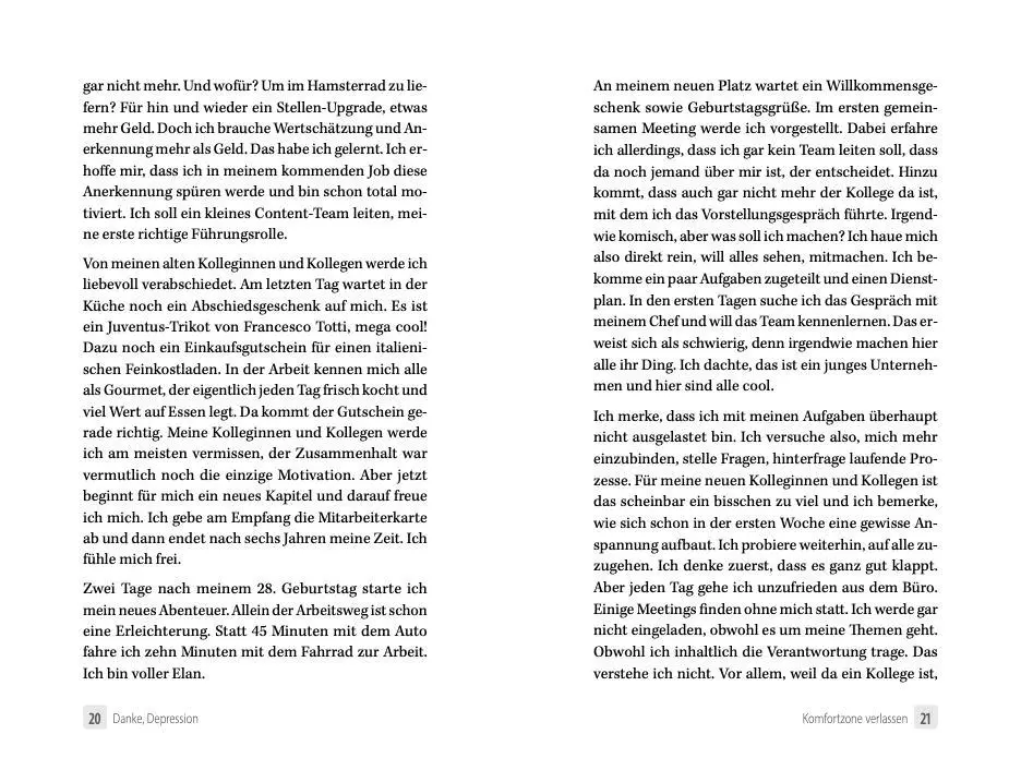 Bild: 9783966456135 | Danke, Depression | Fabio Porta | Taschenbuch | 253 S. | Deutsch