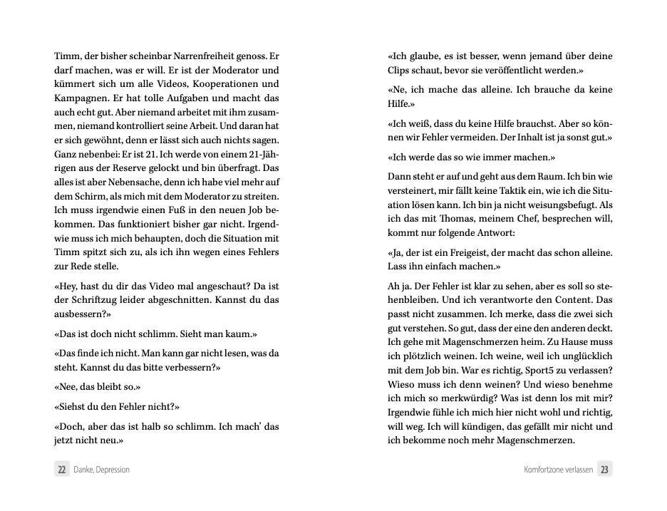 Bild: 9783966456135 | Danke, Depression | Fabio Porta | Taschenbuch | 253 S. | Deutsch