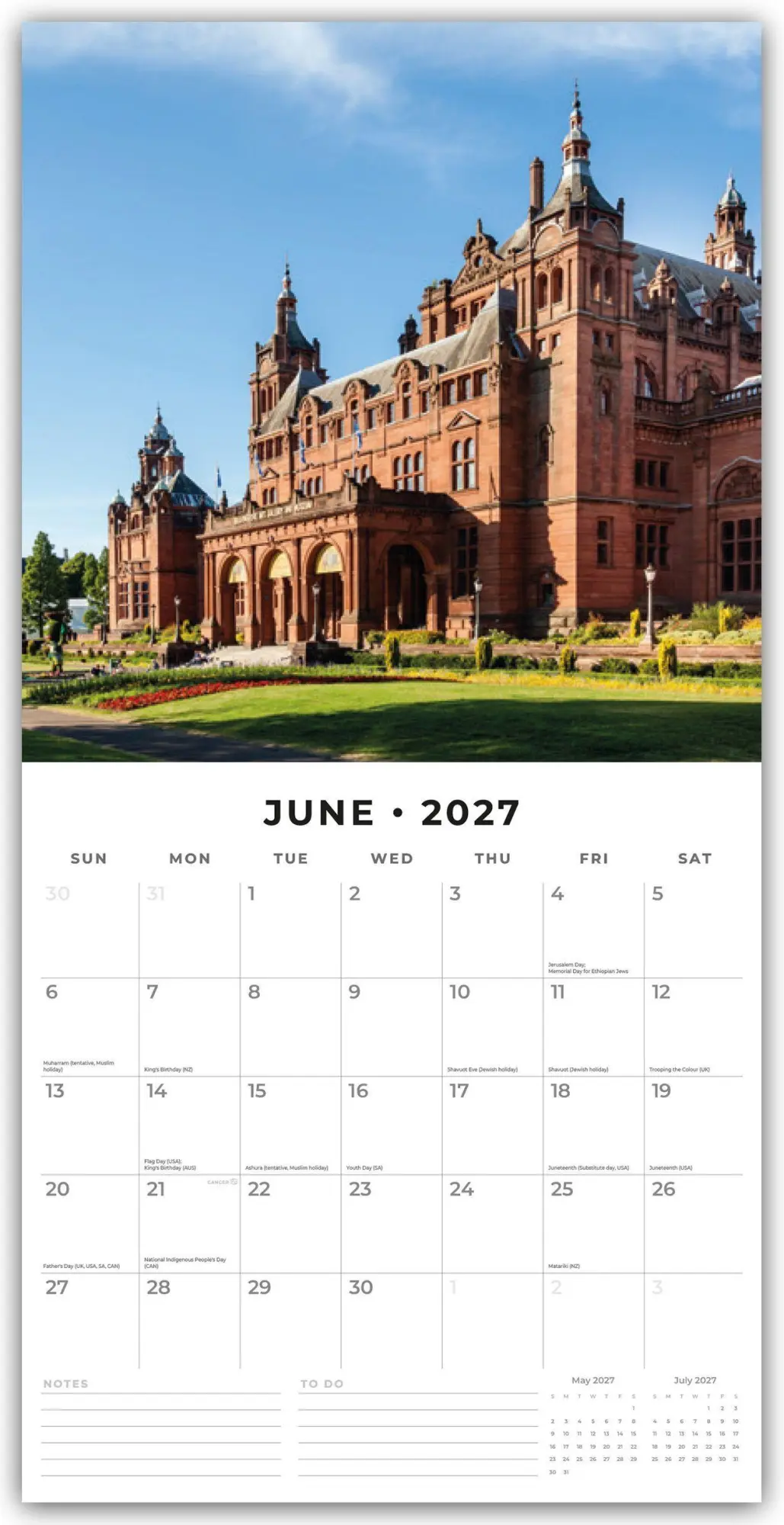 Bild: 9781837016235 | Scotland - Schottland 2027 - 16-Monatskalender | Robin Red | Kalender