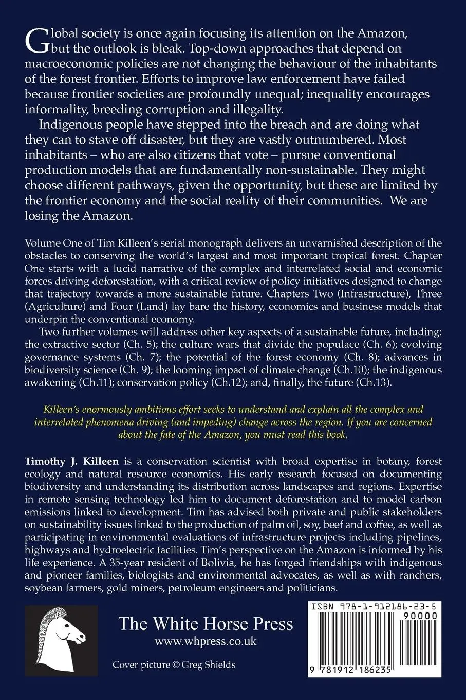 Rückseite: 9781912186235 | A Perfect Storm in the Amazon. Volume 1 | Timothy J. Killeen | Buch