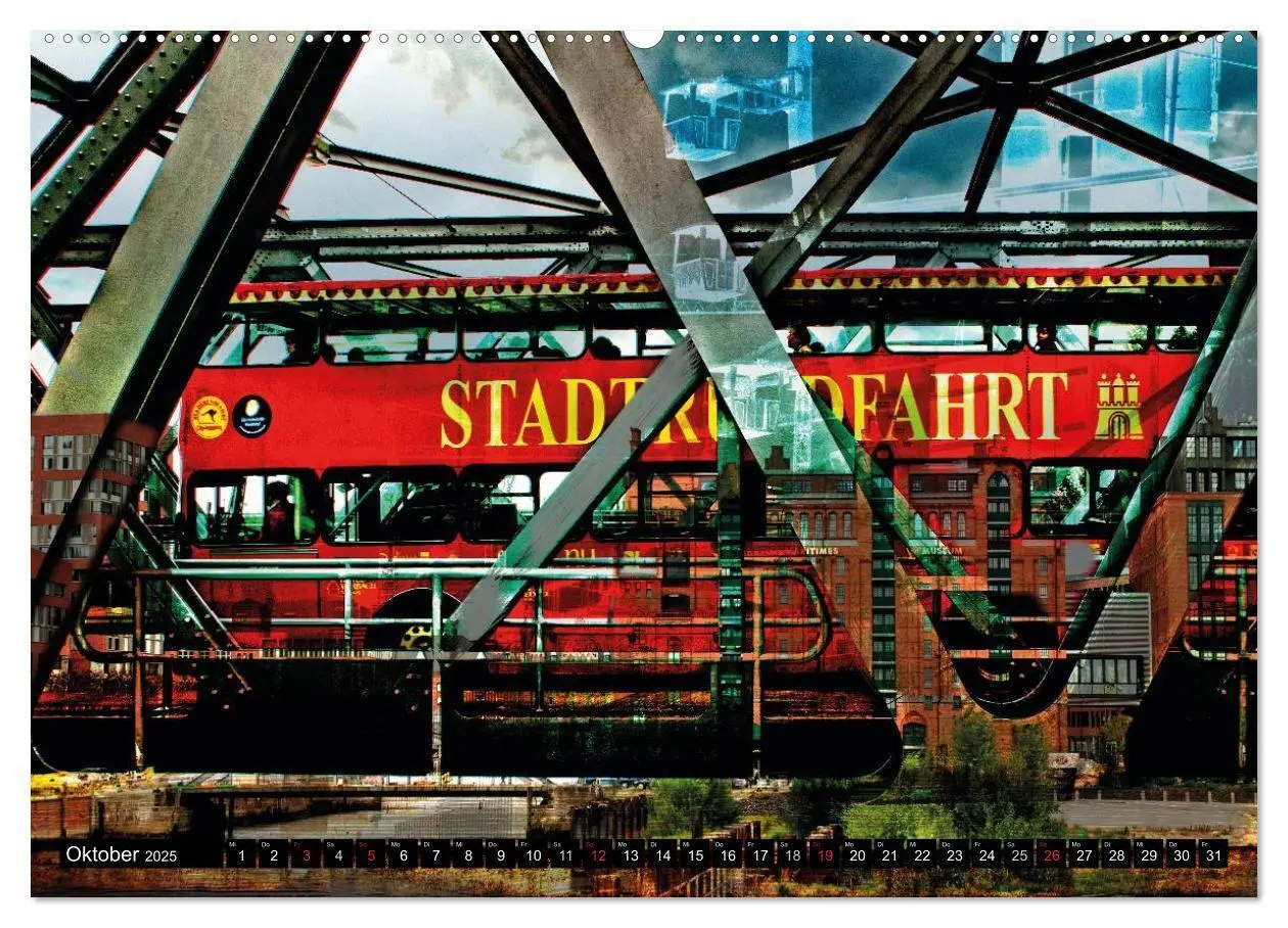 Bild: 9783435636235 | Hamburg Abstrakt (Wandkalender 2025 DIN A2 quer), CALVENDO...