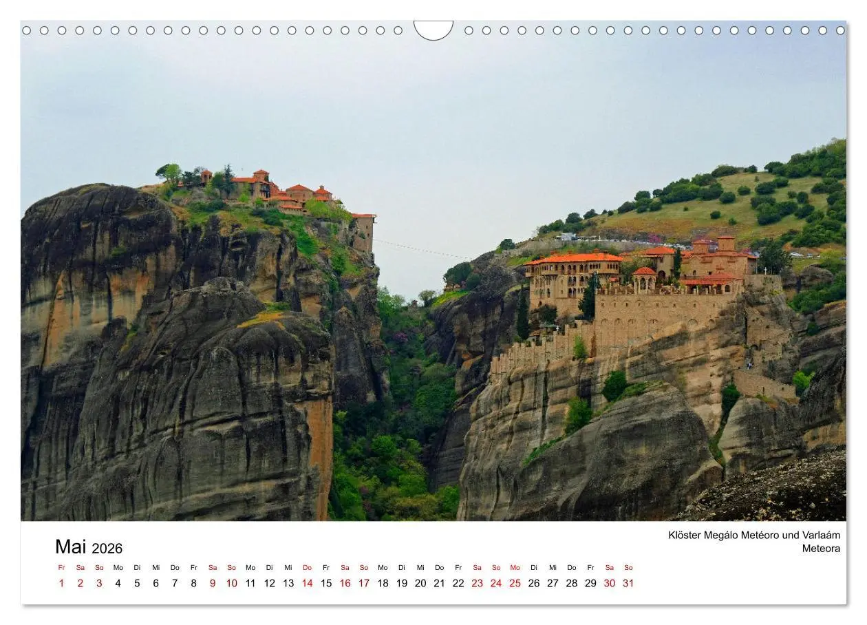 Bild: 9783457586235 | Der Norden Griechenlands (Wandkalender 2026 DIN A3 quer), CALVENDO...