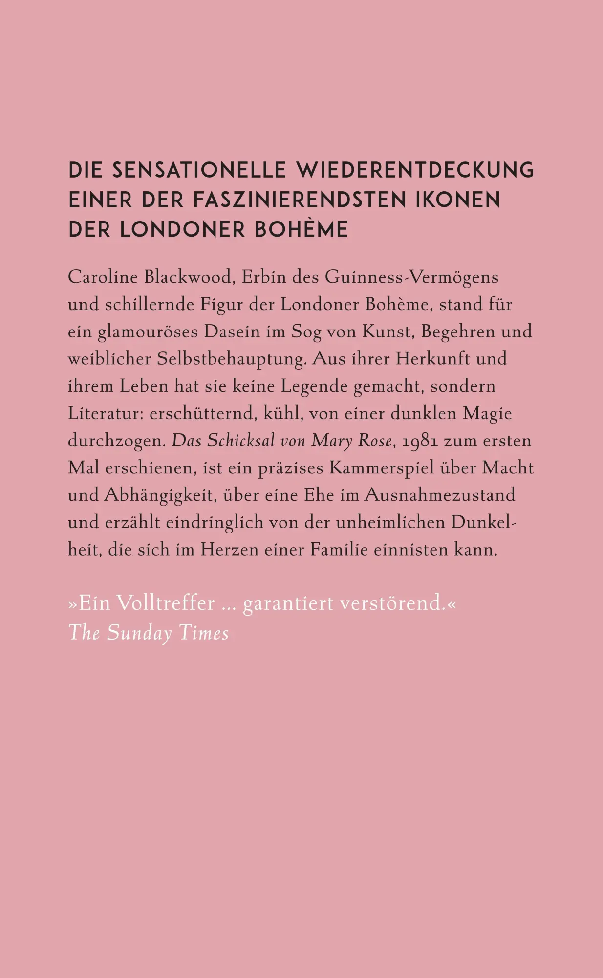 Rückseite: 9783458646235 | Das Schicksal von Mary Rose | Caroline Blackwood | Buch | 284 S.