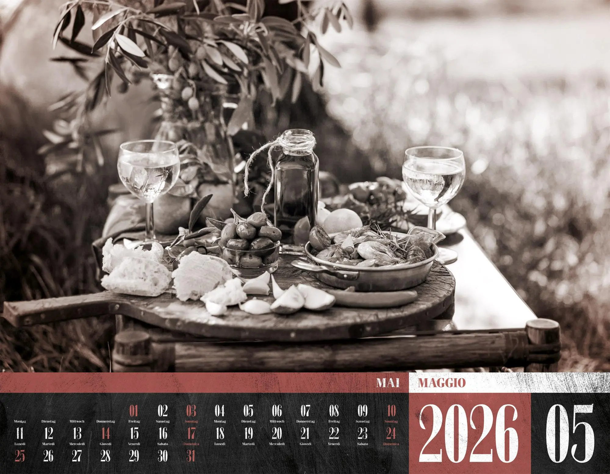 Bild: 9783838426235 | La Dolce Vita Kalender 2026 Italienische Lebensart | GmbH | Kalender
