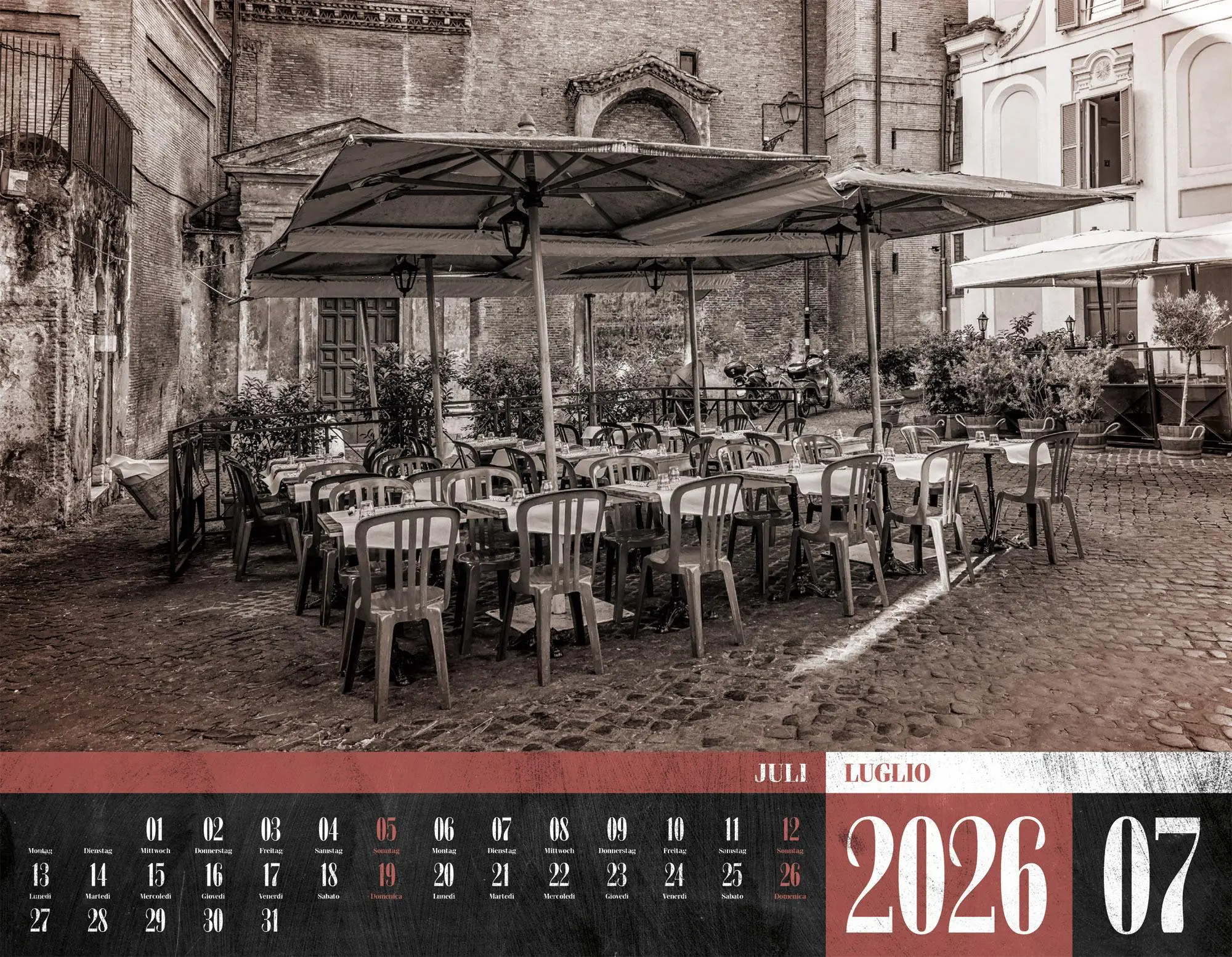 Bild: 9783838426235 | La Dolce Vita Kalender 2026 Italienische Lebensart | GmbH | Kalender