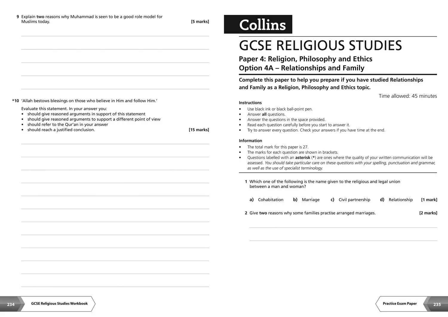 Bild: 9780008166335 | GCSE 9-1 Religious Studies All-in-One Complete Revision and Practice