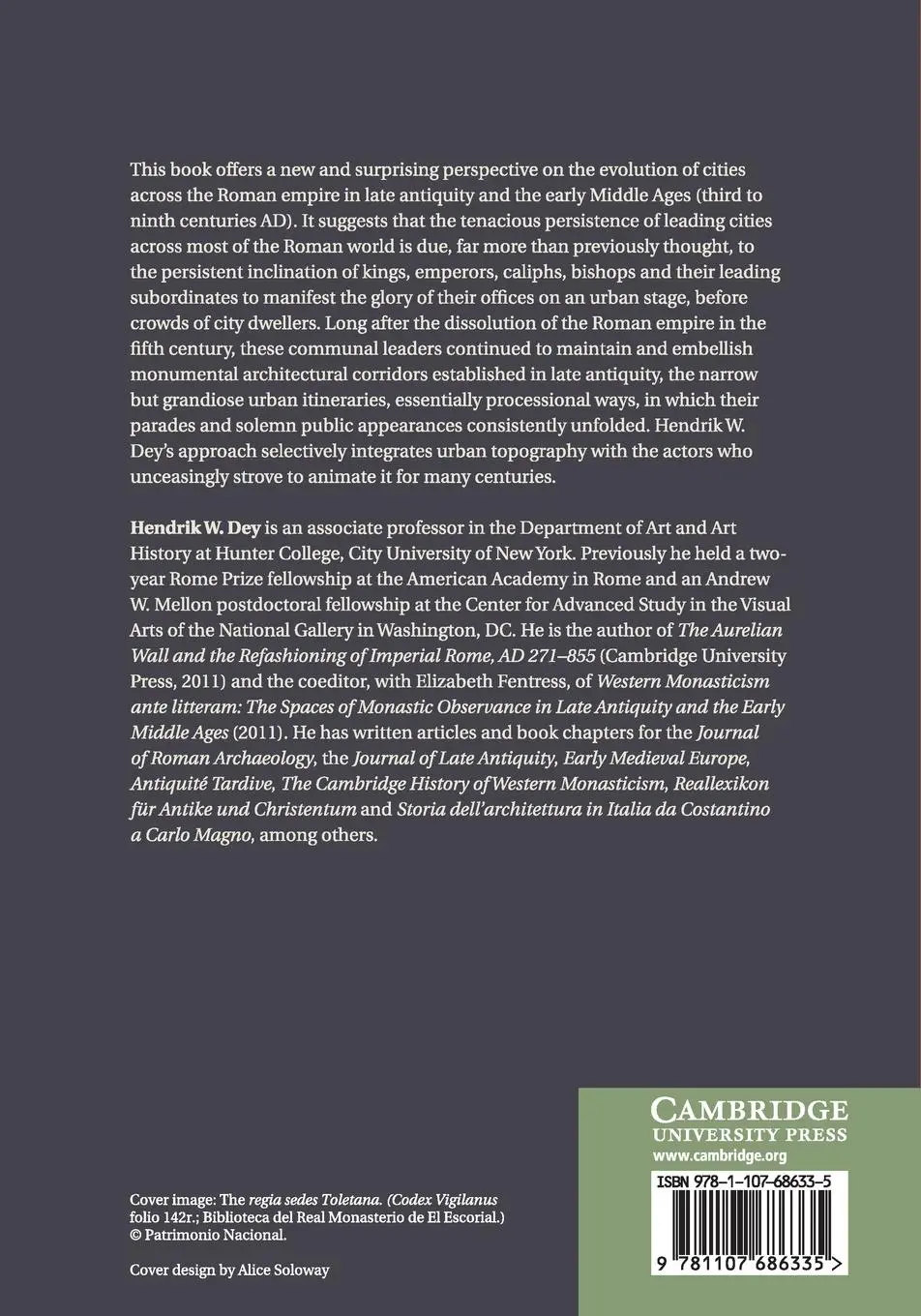 Rückseite: 9781107686335 | The Afterlife of the Roman City | Hendrik W. Dey | Taschenbuch | 2018