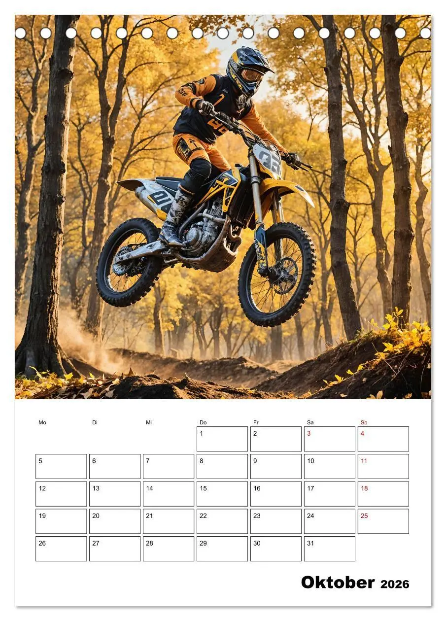 Bild: 9783457266335 | Vollgas und Adrenalin - Motocross-Action pur! (Tischkalender 2026...