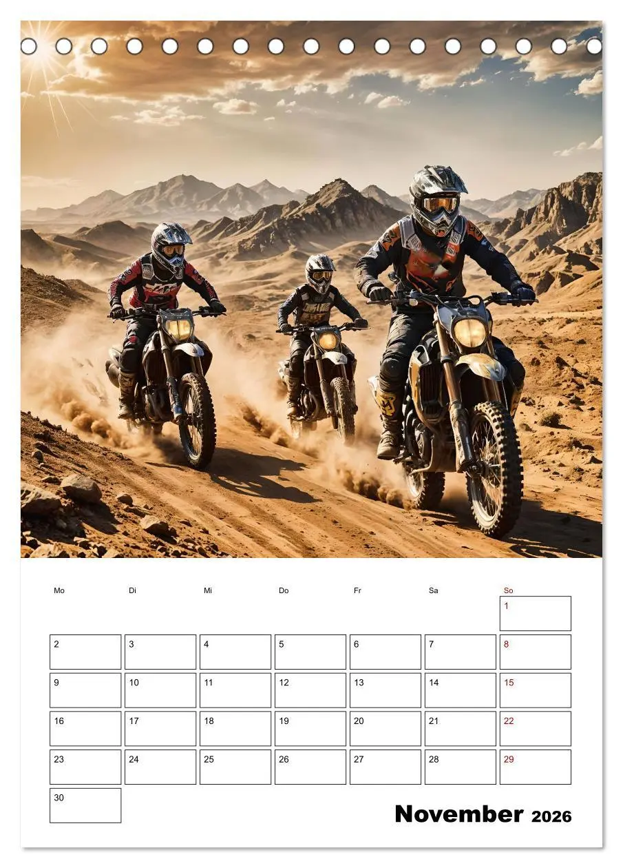 Bild: 9783457266335 | Vollgas und Adrenalin - Motocross-Action pur! (Tischkalender 2026...