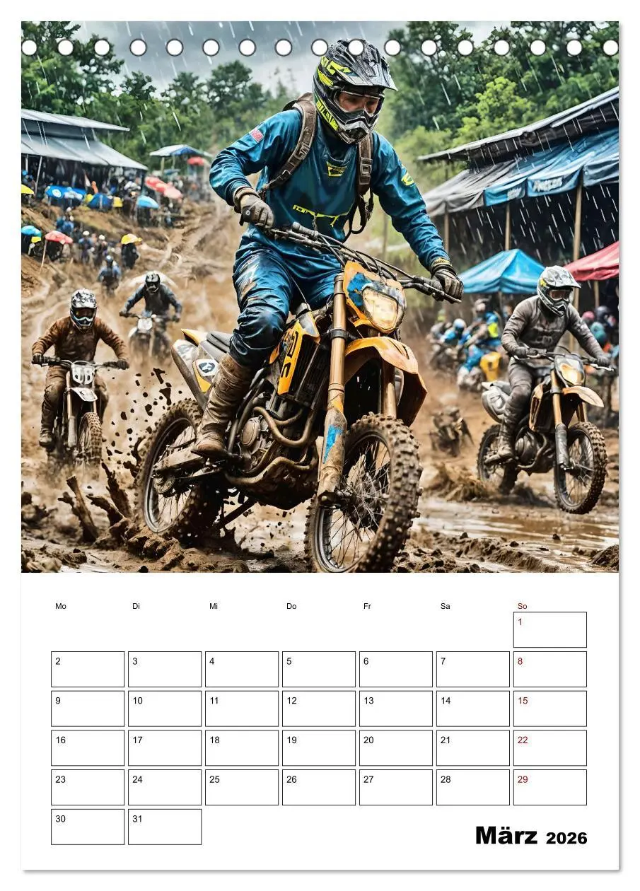 Bild: 9783457266335 | Vollgas und Adrenalin - Motocross-Action pur! (Tischkalender 2026...