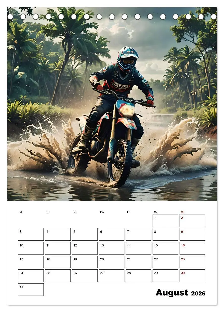 Bild: 9783457266335 | Vollgas und Adrenalin - Motocross-Action pur! (Tischkalender 2026...