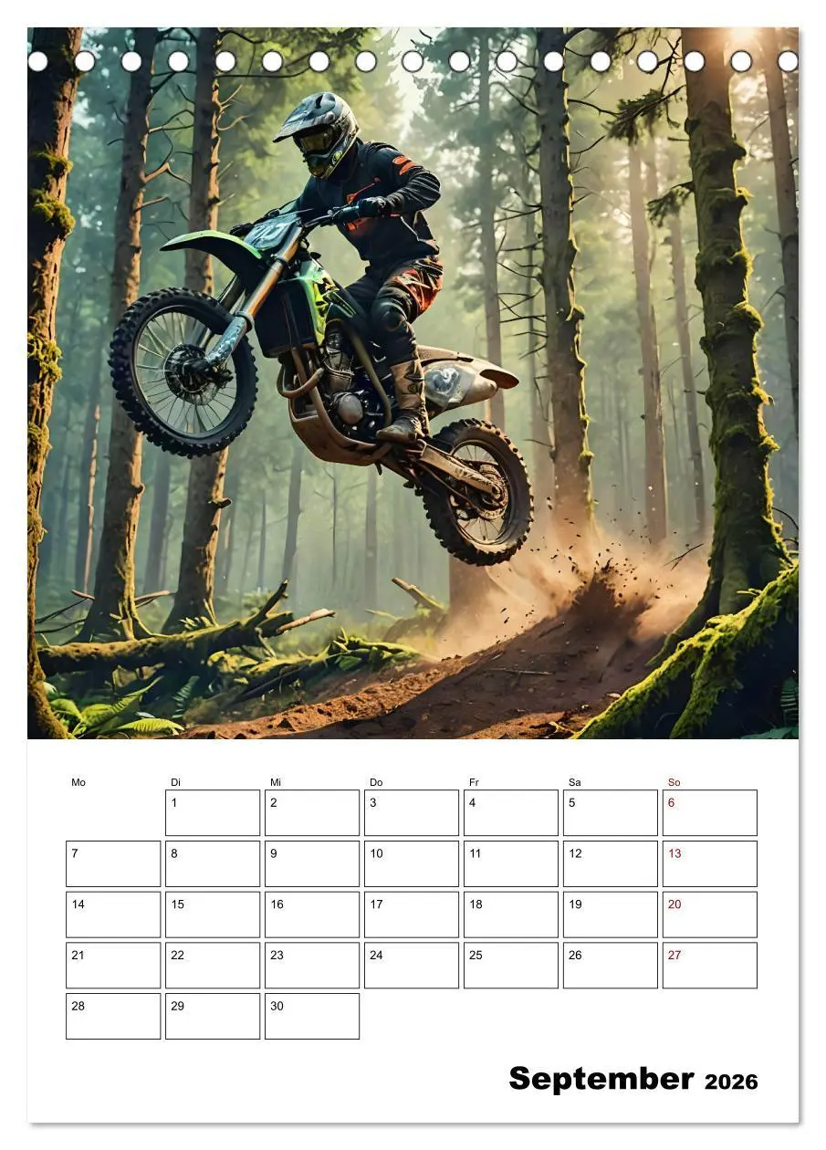 Bild: 9783457266335 | Vollgas und Adrenalin - Motocross-Action pur! (Tischkalender 2026...