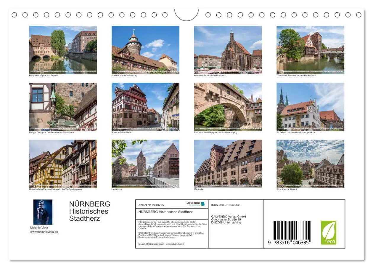 Bild: 9783516046335 | NÜRNBERG Historisches Stadtherz (Wandkalender 2026 DIN A4 quer),...