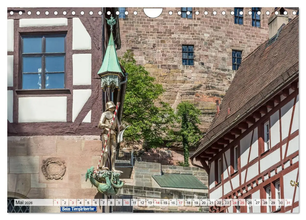 Bild: 9783516046335 | NÜRNBERG Historisches Stadtherz (Wandkalender 2026 DIN A4 quer),...