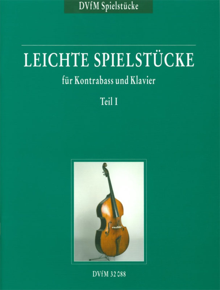 Cover: 9790200426335 | Leichte Spielstücke Band 1 für Kontrabass und Klavier | Klaus Trumpf