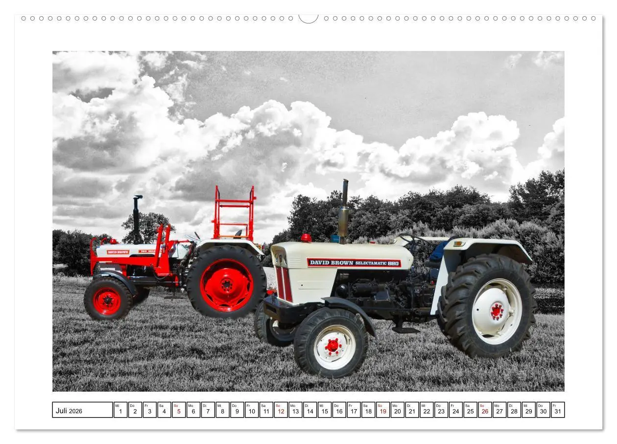 Bild: 9783457566435 | Traktoren - Oldtimer aus dem Ausland (Wandkalender 2026 DIN A2...