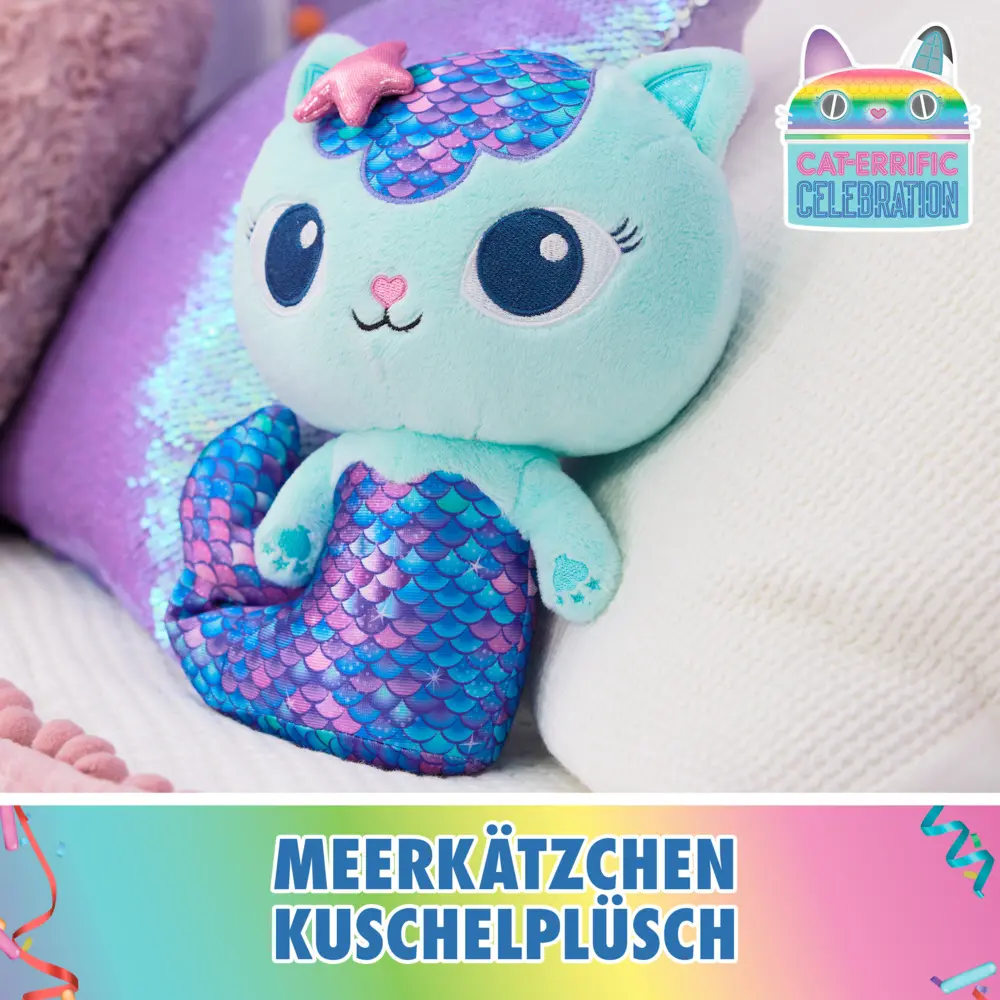 Bild: 681147046535 | GDH Soft Feature Plüsch - MerCat | Karton | 46535 | Deutsch | 2025
