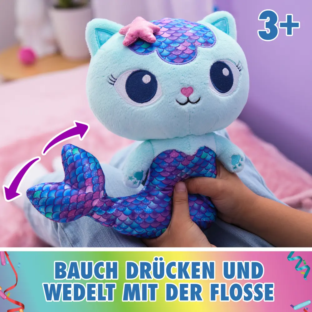 Bild: 681147046535 | GDH Soft Feature Plüsch - MerCat | Karton | 46535 | Deutsch | 2025