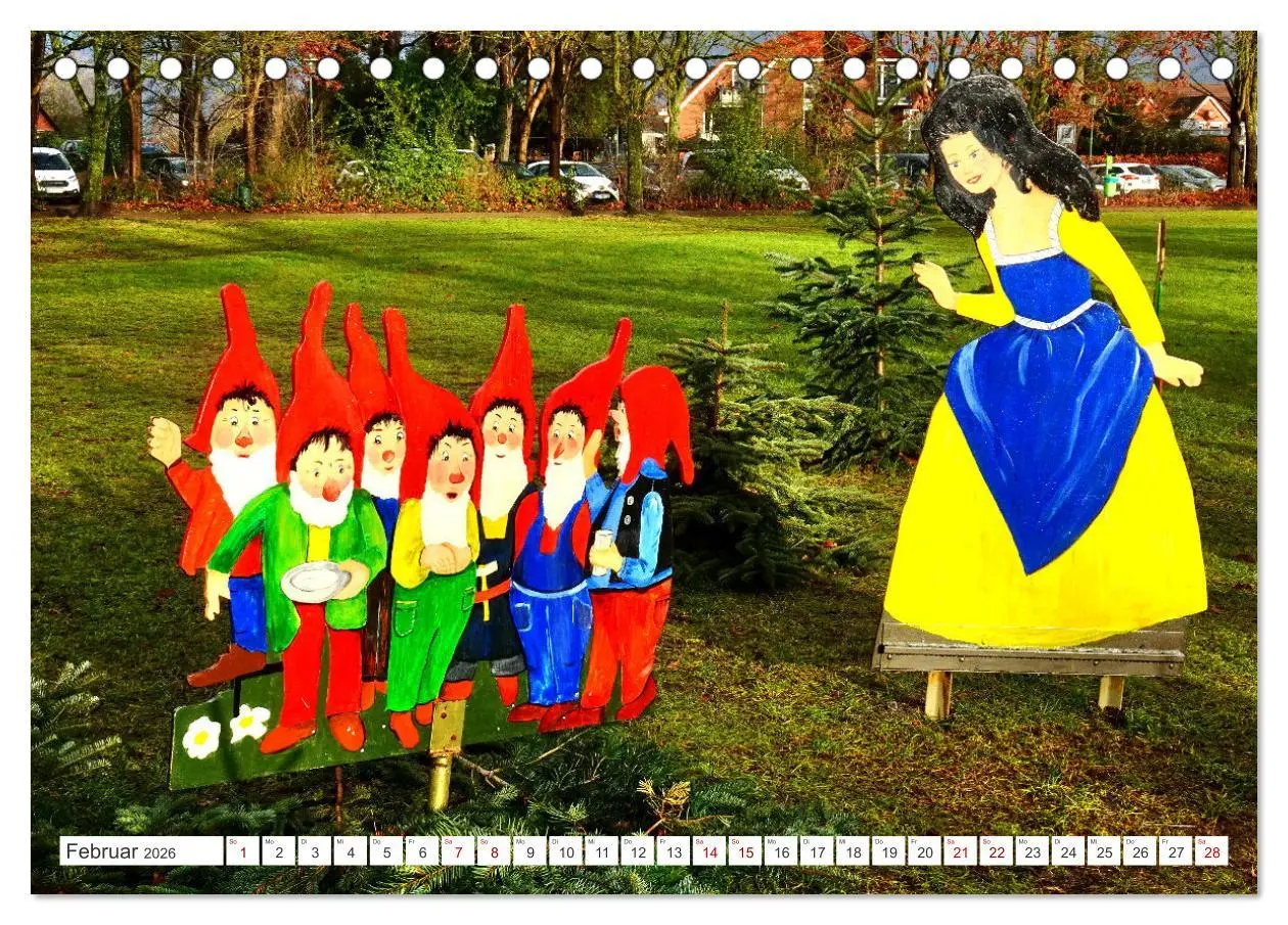 Bild: 9783457486535 | Deutsche Märchen (Tischkalender 2026 DIN A5 quer), CALVENDO...