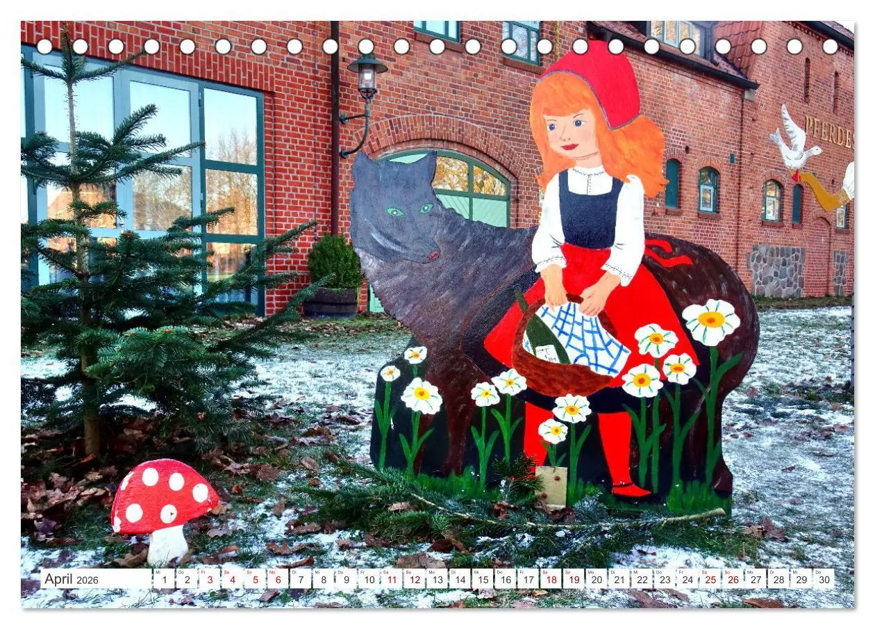 Bild: 9783457486535 | Deutsche Märchen (Tischkalender 2026 DIN A5 quer), CALVENDO...