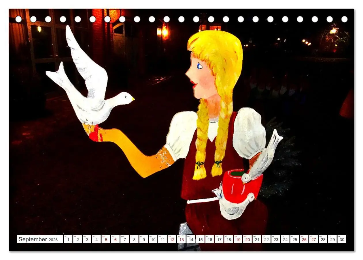 Bild: 9783457486535 | Deutsche Märchen (Tischkalender 2026 DIN A5 quer), CALVENDO...