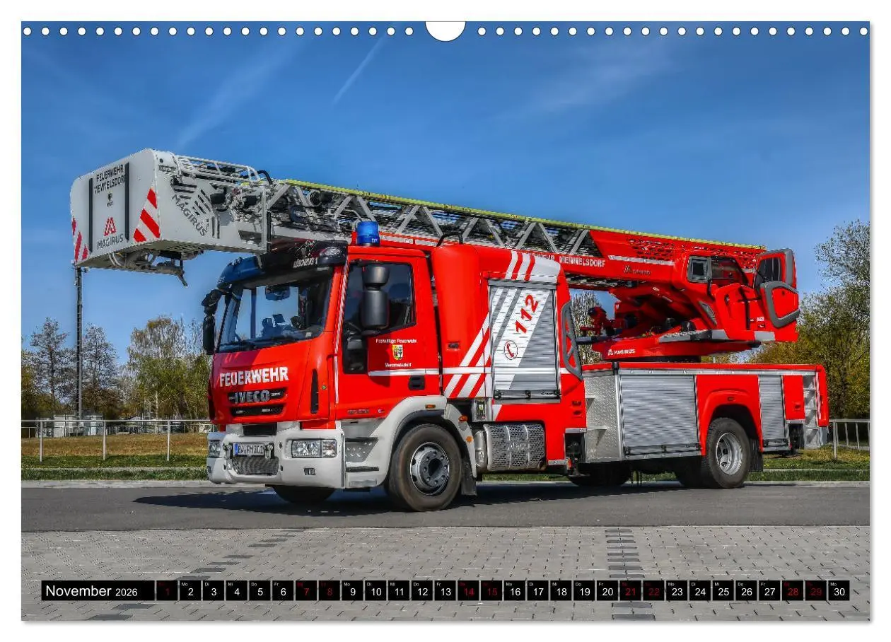 Bild: 9783457626535 | Feuerwehrfahrzeuge (Wandkalender 2026 DIN A3 quer), CALVENDO...