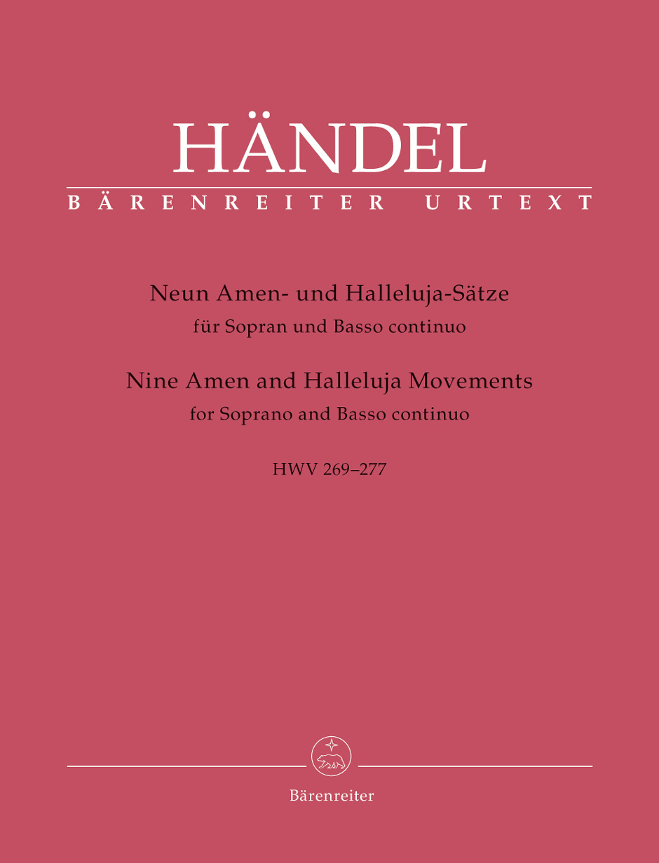 Cover: 9790006536535 | Nine Amen And Halleluja Movements | Georg Friedrich Händel | Buch