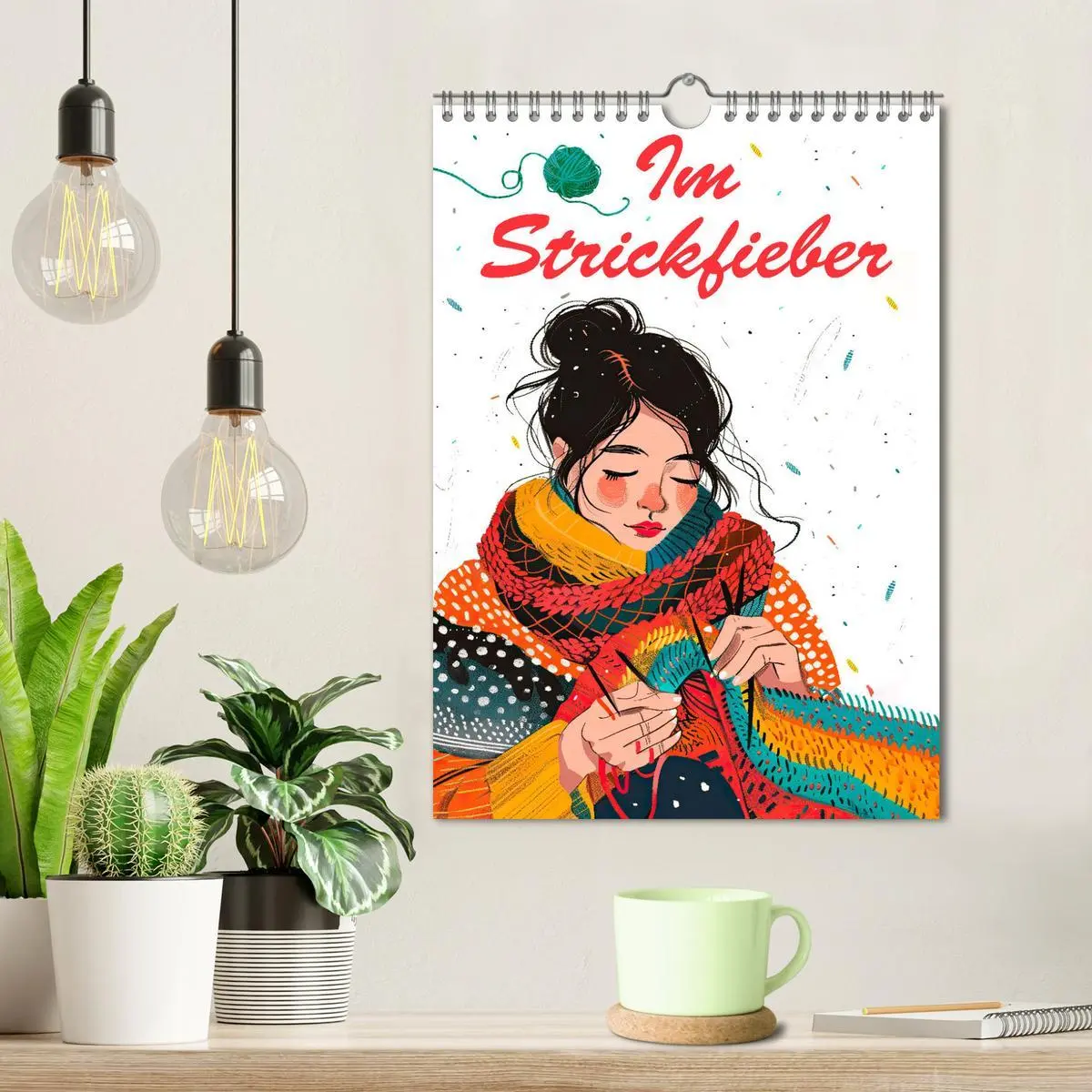 Bild: 9783516256635 | Im Strickfieber (Wandkalender 2026 DIN A4 hoch), CALVENDO...