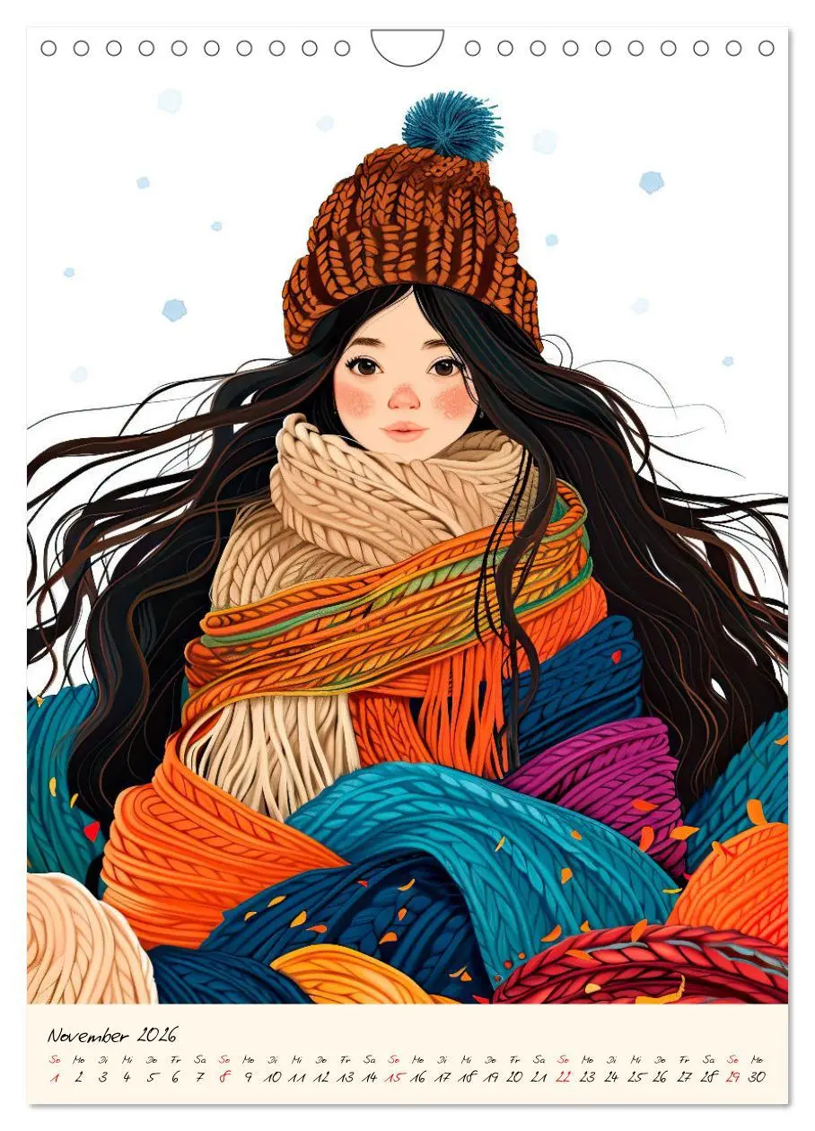 Bild: 9783516256635 | Im Strickfieber (Wandkalender 2026 DIN A4 hoch), CALVENDO...