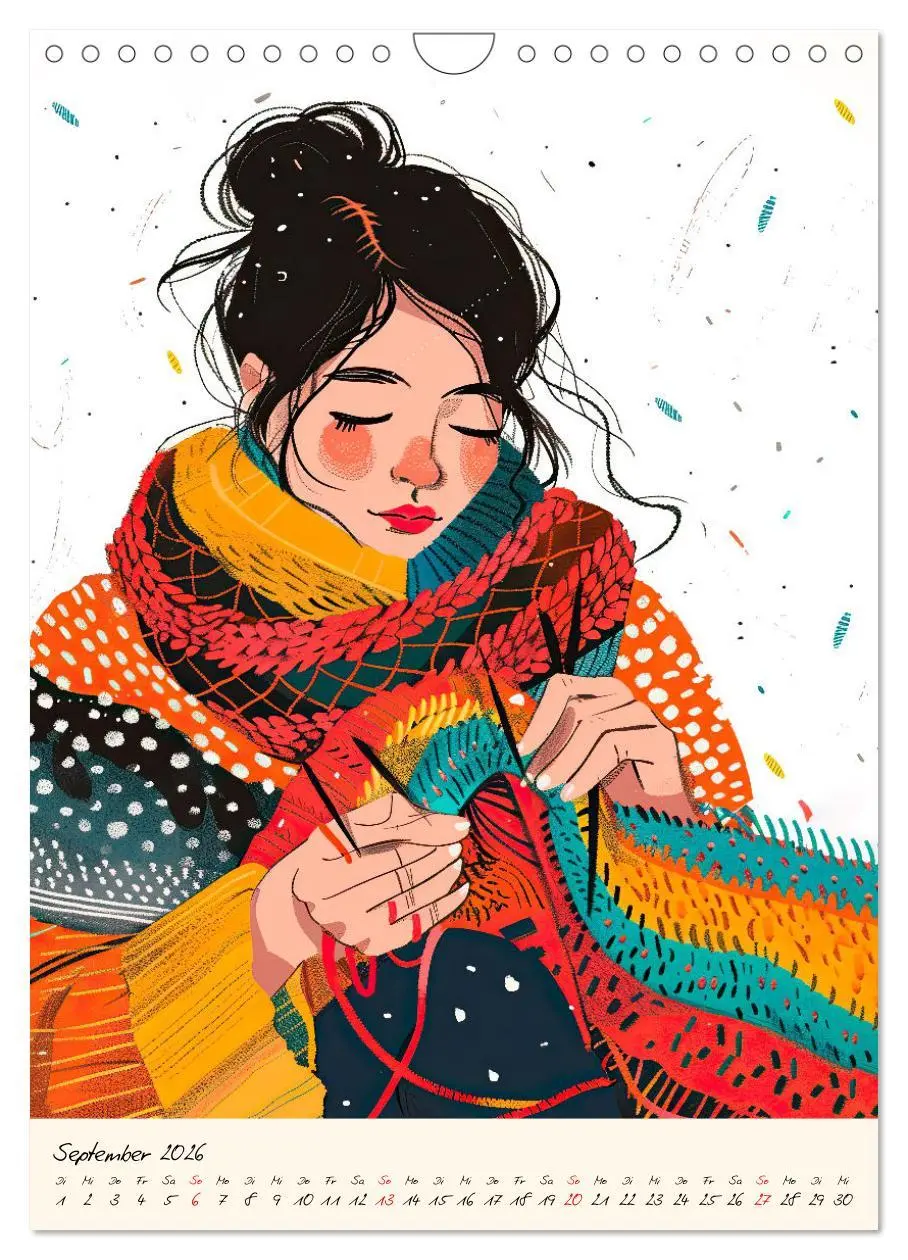 Bild: 9783516256635 | Im Strickfieber (Wandkalender 2026 DIN A4 hoch), CALVENDO...