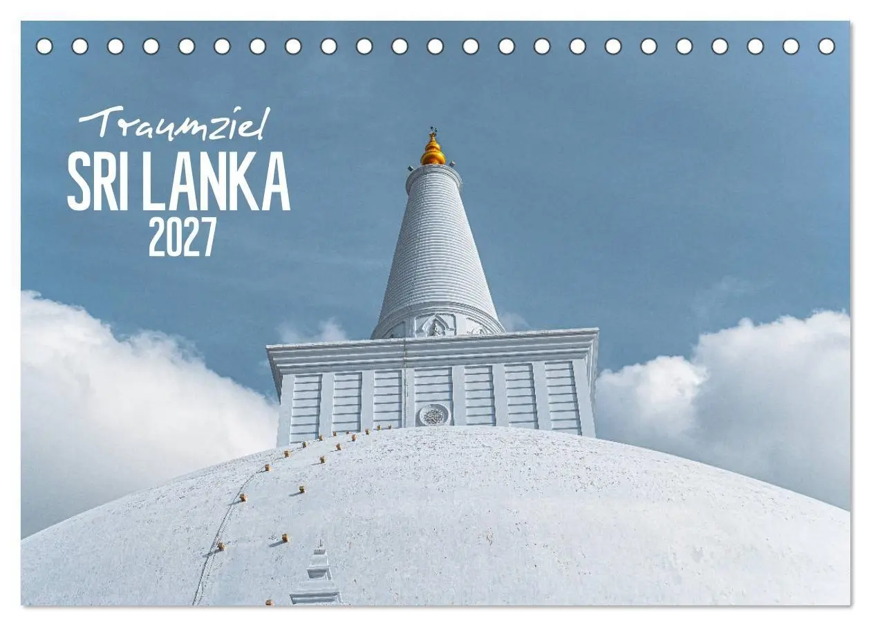 Cover: 9783569586635 | Traumziel Sri Lanka (Tischkalender 2027 DIN A5 quer), CALVENDO...