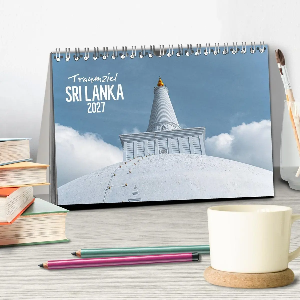 Bild: 9783569586635 | Traumziel Sri Lanka (Tischkalender 2027 DIN A5 quer), CALVENDO...