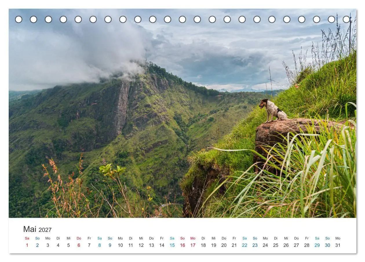 Bild: 9783569586635 | Traumziel Sri Lanka (Tischkalender 2027 DIN A5 quer), CALVENDO...