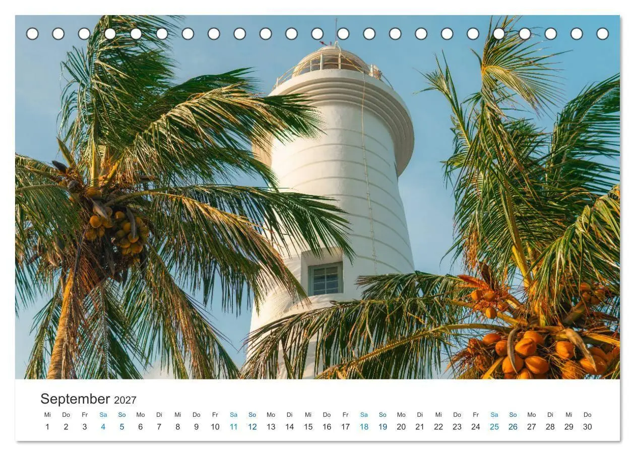 Bild: 9783569586635 | Traumziel Sri Lanka (Tischkalender 2027 DIN A5 quer), CALVENDO...
