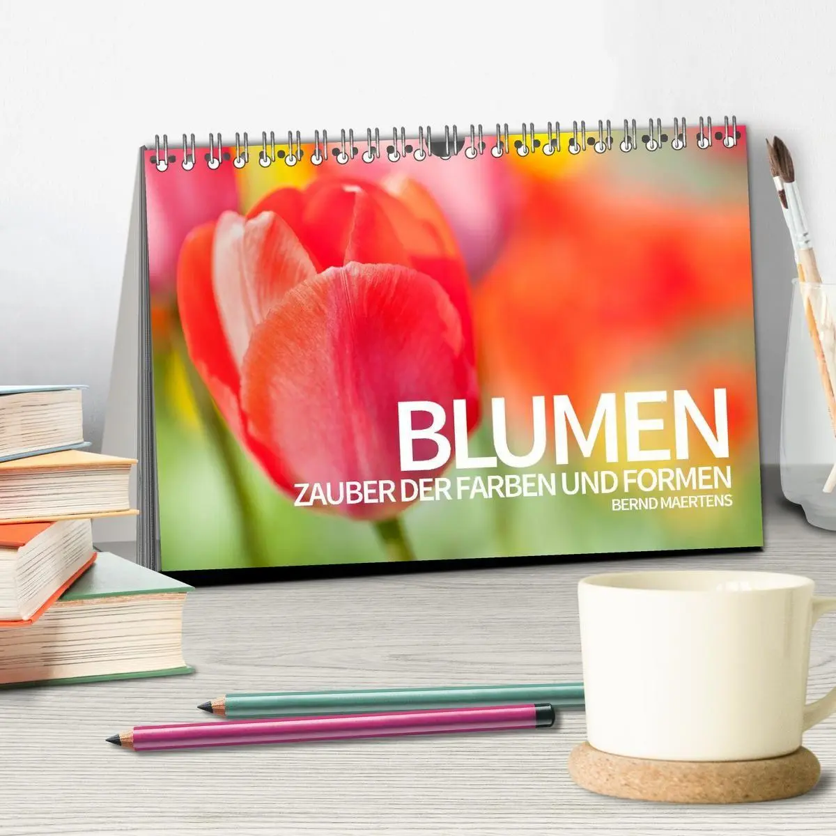 Bild: 9783594096635 | BLUMEN Zauber der Farben und Formen (Tischkalender 2027 DIN A5...