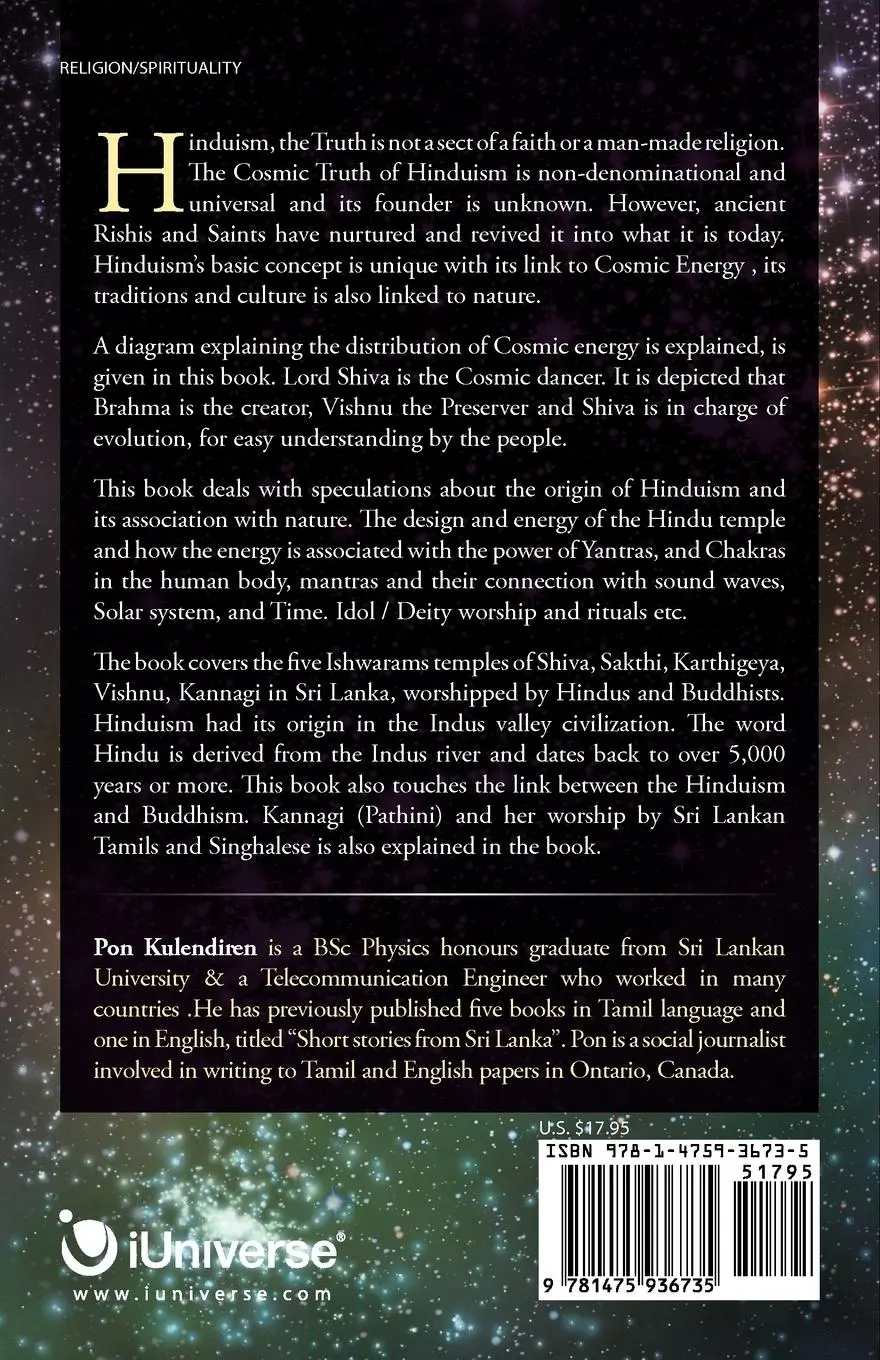 Rückseite: 9781475936735 | Hinduism a Scientific Religion | &amp; Some Temples in Sri Lanka | Buch