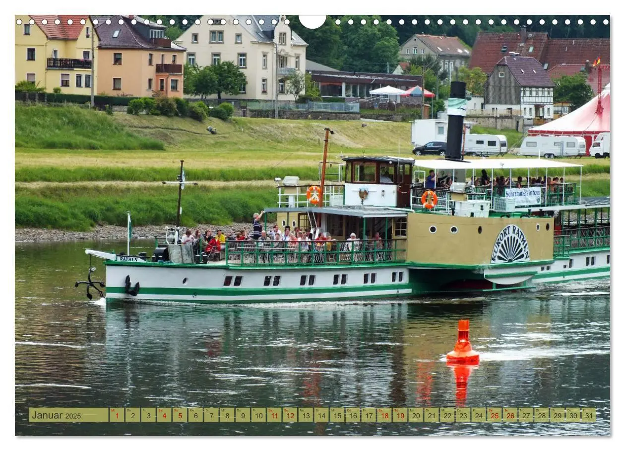 Bild: 9783383976735 | Seitenraddampfer - In Sachsen von Königstein bis Bad Schandau...
