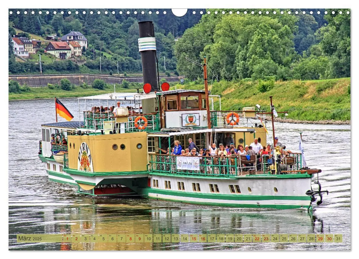 Bild: 9783383976735 | Seitenraddampfer - In Sachsen von Königstein bis Bad Schandau...