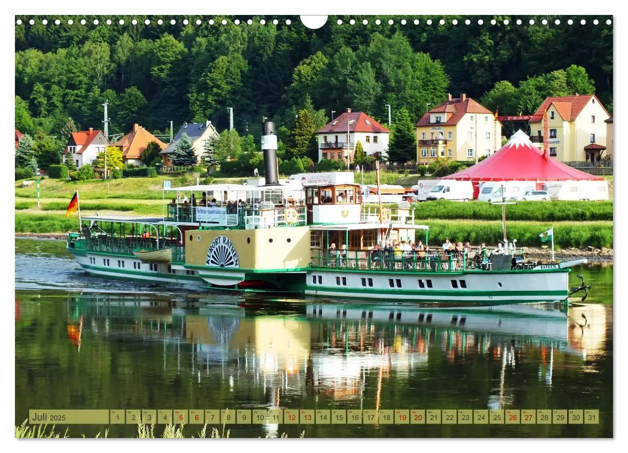 Bild: 9783383976735 | Seitenraddampfer - In Sachsen von Königstein bis Bad Schandau...