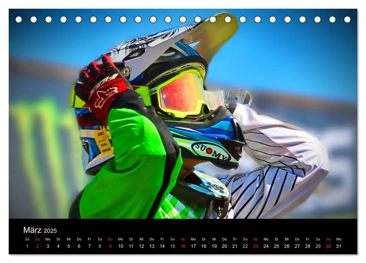 Bild: 9783435516735 | Motocross Kalender - Emotionen auf 2 Rädern (Tischkalender 2025 DIN...