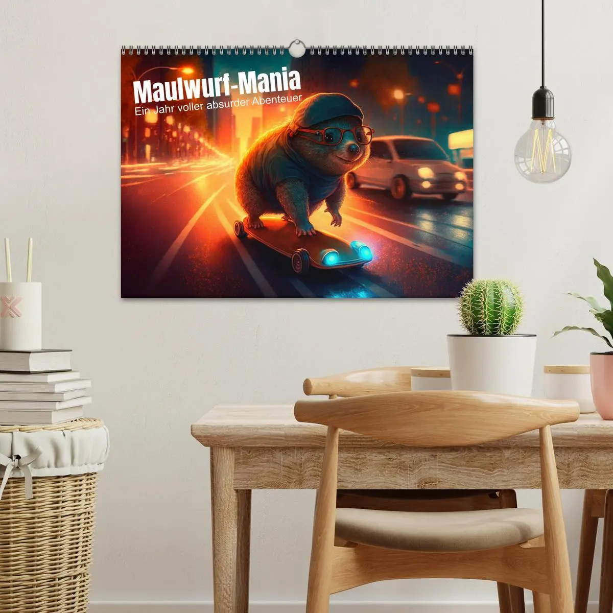 Bild: 9783457536735 | Maulwurf Mania Ein Jahr voller absurder Abenteuer (Wandkalender...