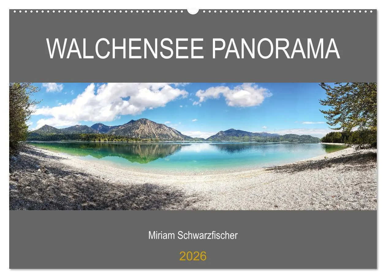 Cover: 9783457606735 | Walchensee Panorama (Wandkalender 2026 DIN A2 quer), CALVENDO...