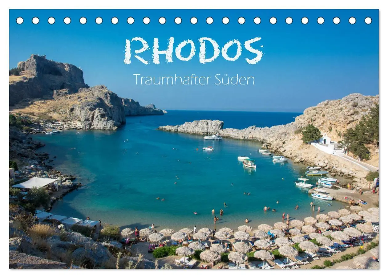 Cover: 9783457846735 | Rhodos - Traumhafter Süden (Tischkalender 2026 DIN A5 quer),...