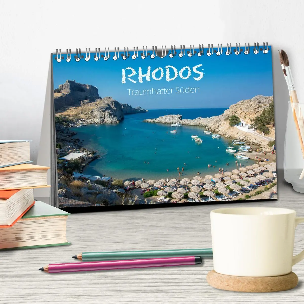 Bild: 9783457846735 | Rhodos - Traumhafter Süden (Tischkalender 2026 DIN A5 quer),...
