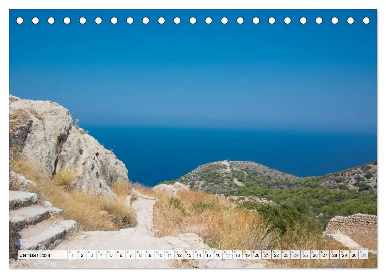Bild: 9783457846735 | Rhodos - Traumhafter Süden (Tischkalender 2026 DIN A5 quer),...