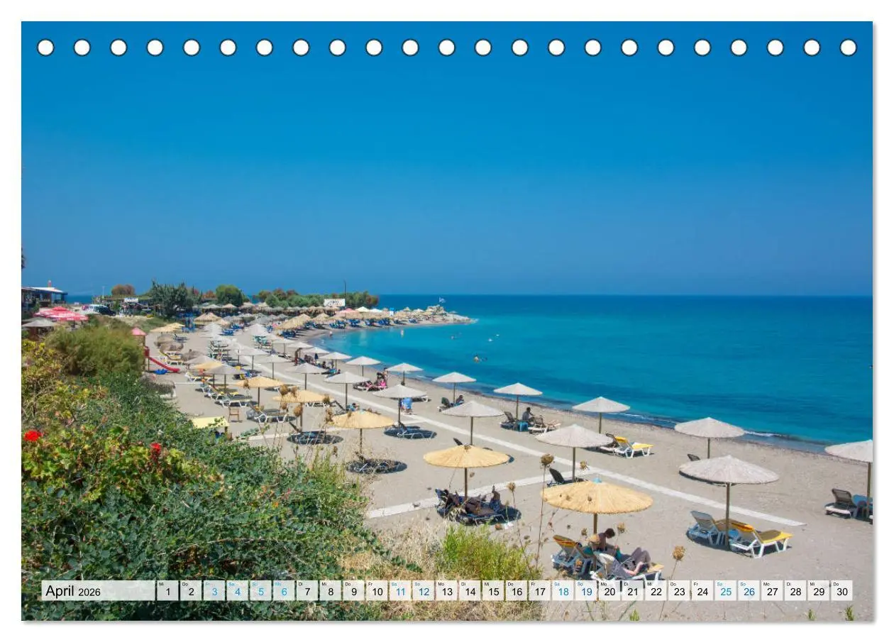 Bild: 9783457846735 | Rhodos - Traumhafter Süden (Tischkalender 2026 DIN A5 quer),...
