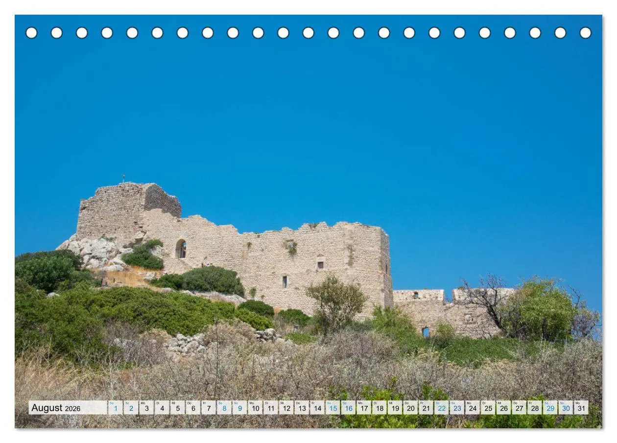 Bild: 9783457846735 | Rhodos - Traumhafter Süden (Tischkalender 2026 DIN A5 quer),...
