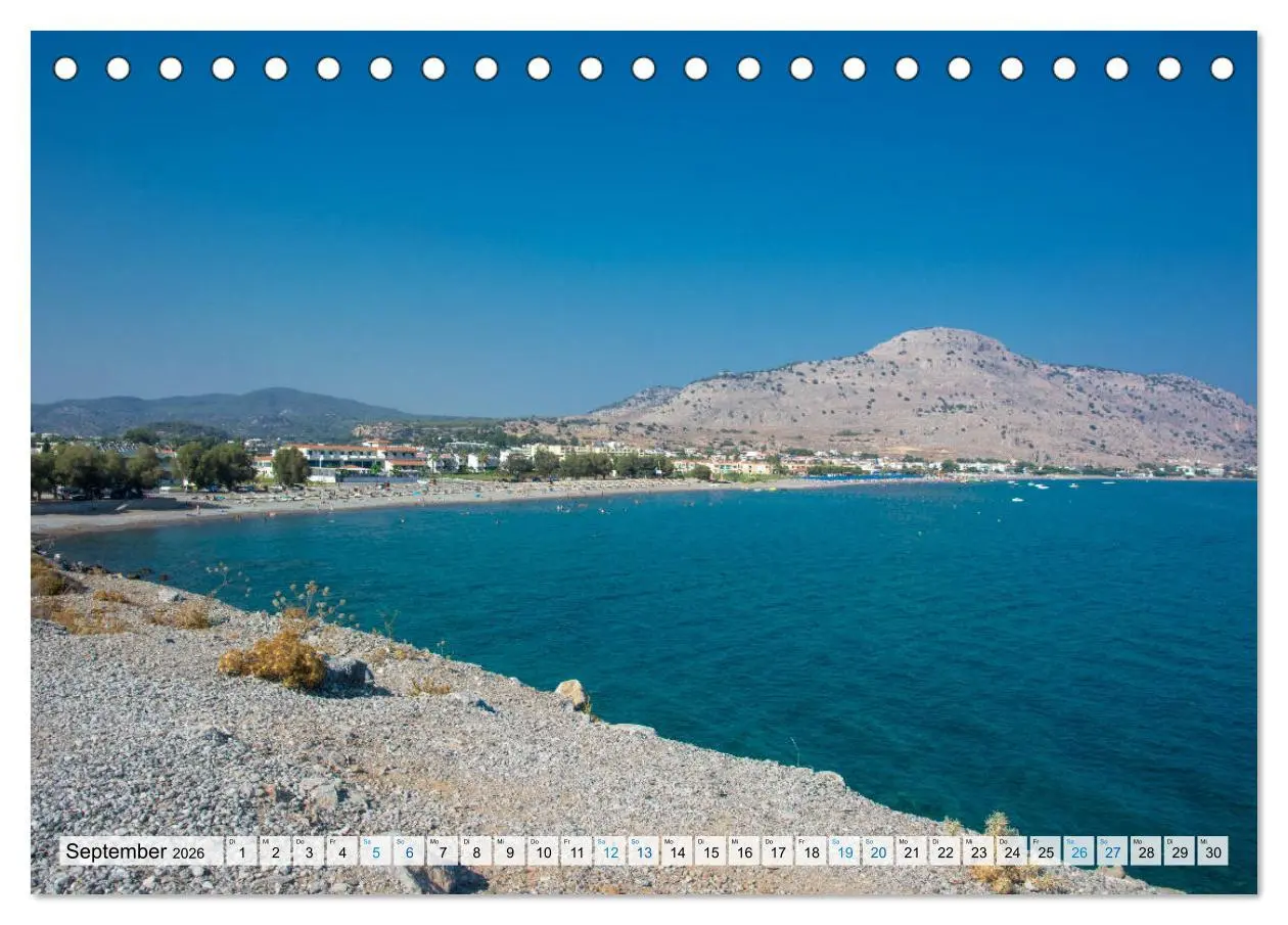 Bild: 9783457846735 | Rhodos - Traumhafter Süden (Tischkalender 2026 DIN A5 quer),...