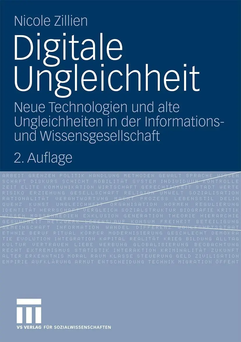 Cover: 9783531166735 | Digitale Ungleichheit | Nicole Zillien | Taschenbuch | xvi | Deutsch