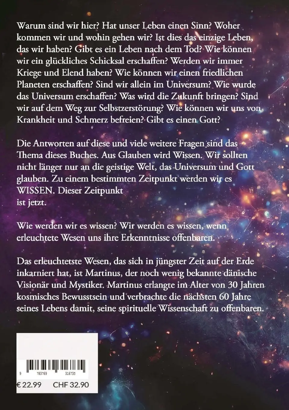 Rückseite: 9783769316735 | Die Erde, das Universum und Gott aus einer kosmischen Perspektive